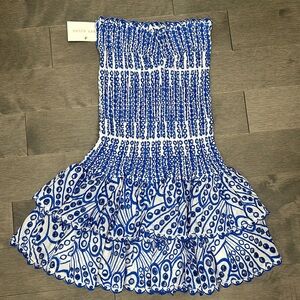 Popular Greece strapless dress